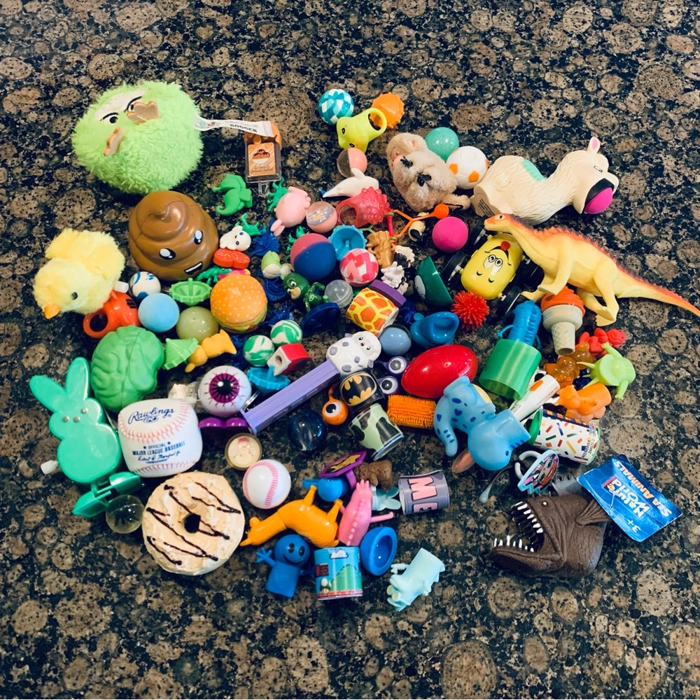 Lot of Treasure Box Toys, Pinata Filler Toys, Birthday Party Favors, Misc Toys